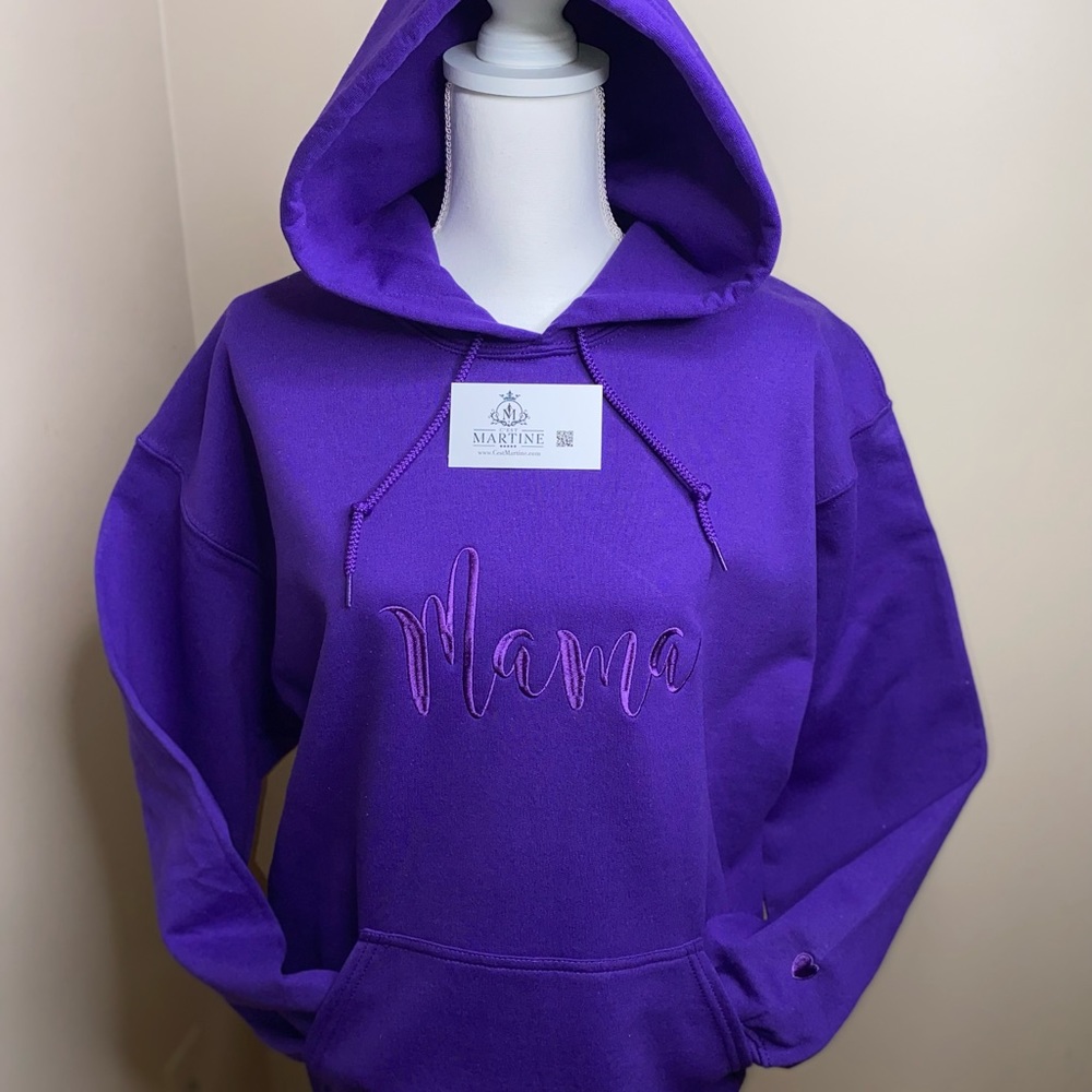 Mama Purple Sweatshirt Hoodie